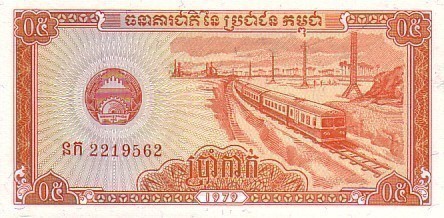 CAMBODGE  0,5 Riel  1979  Pick 27a   ****BILLET  NEUF**** - Kambodscha