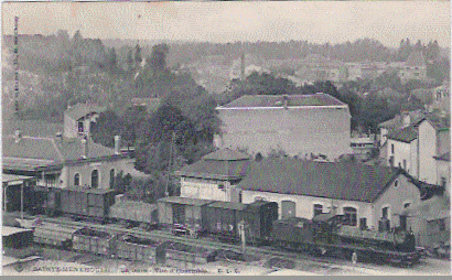 51-SAINTE-MENEHOULD- LA GARE-VUE D'ENSEMBLE. A VOIR! - Sainte-Menehould