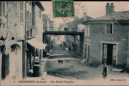 CPA De SERRIERES  - Rue Michel Gauthier. - Serrières