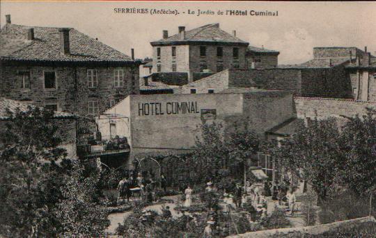 CPA De SERRIERES  - Le Jardin De L'Hôtel Cuminal. - Serrières