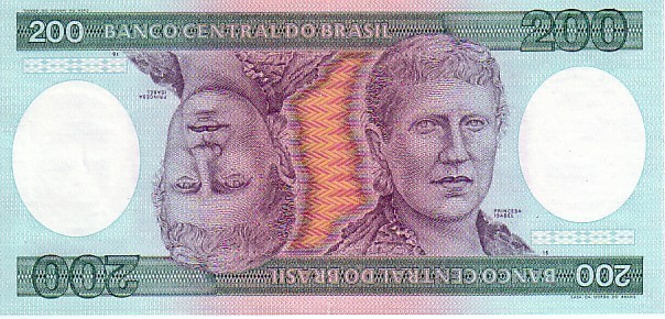 BRESIL   200 Cruzeiros  Non Daté (1984)   Pick 199b  Signature 21    ***** BILLET  NEUF ***** - Brazil