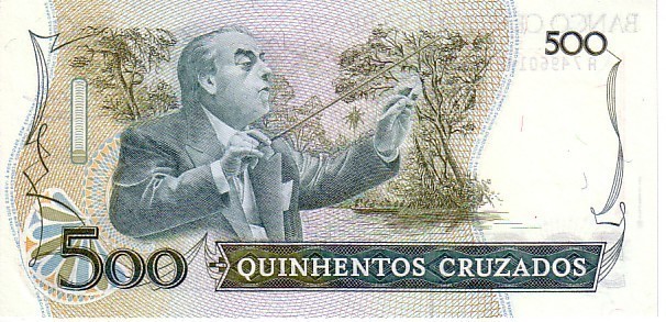 BRESIL   500 Cruzados  Non Daté (1987)   Pick 212c  Signature 25    ***** BILLET  NEUF ***** - Brasil