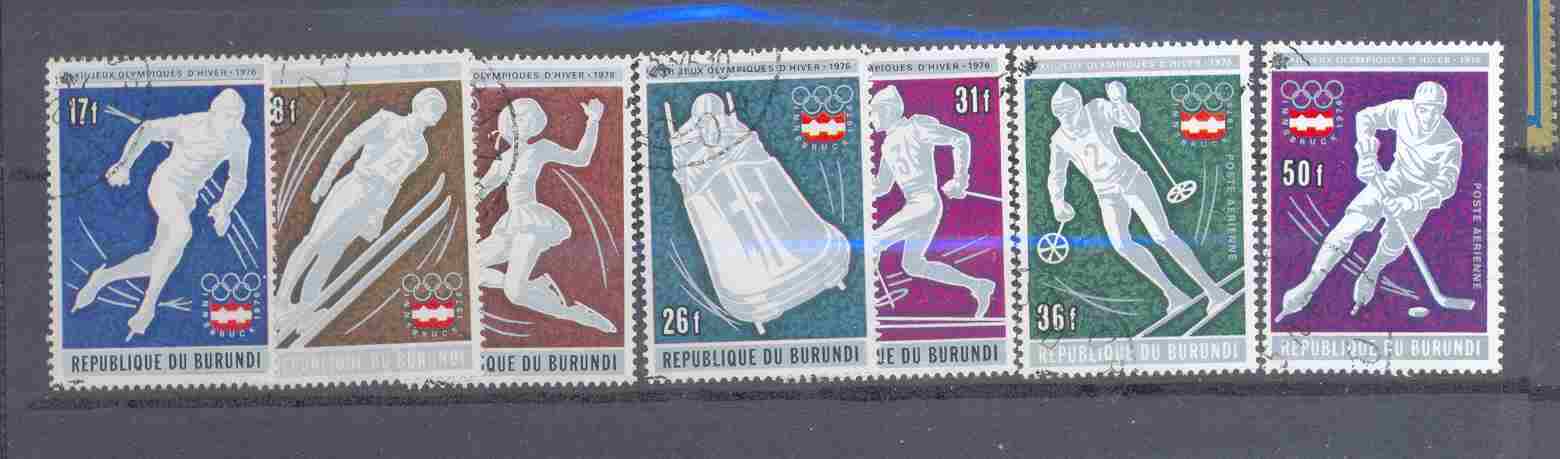 Burundi Ocb Nr 708 - 711 + LP 420 - 422 Gestempeld (zie Scan) - Oblitérés