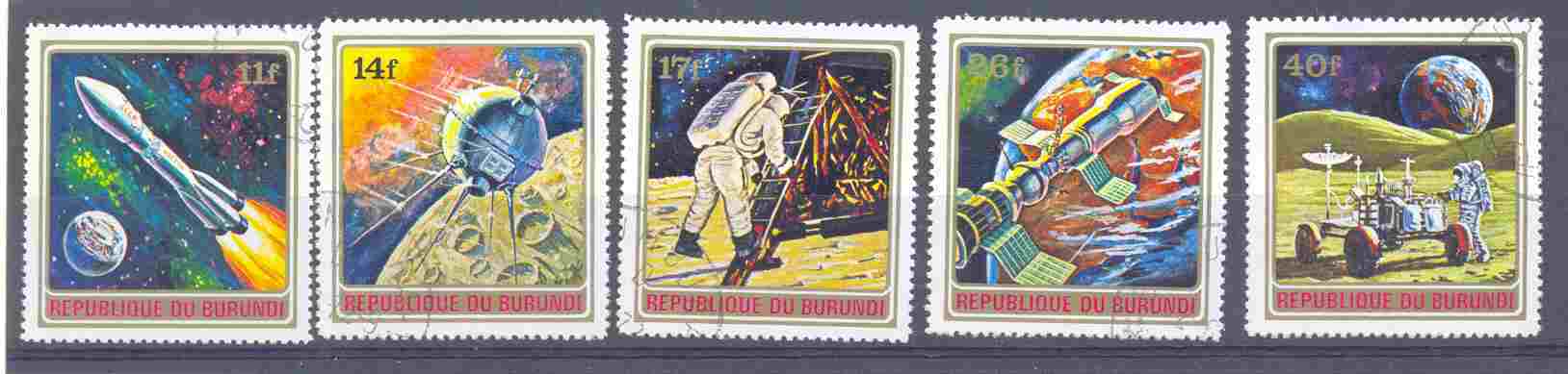 Burundi Lot Ruimtevaart Gestempeld (zie Scan) - Used Stamps