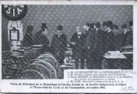 CYCLISME  AUTOMOBILE  SALON - Vélo