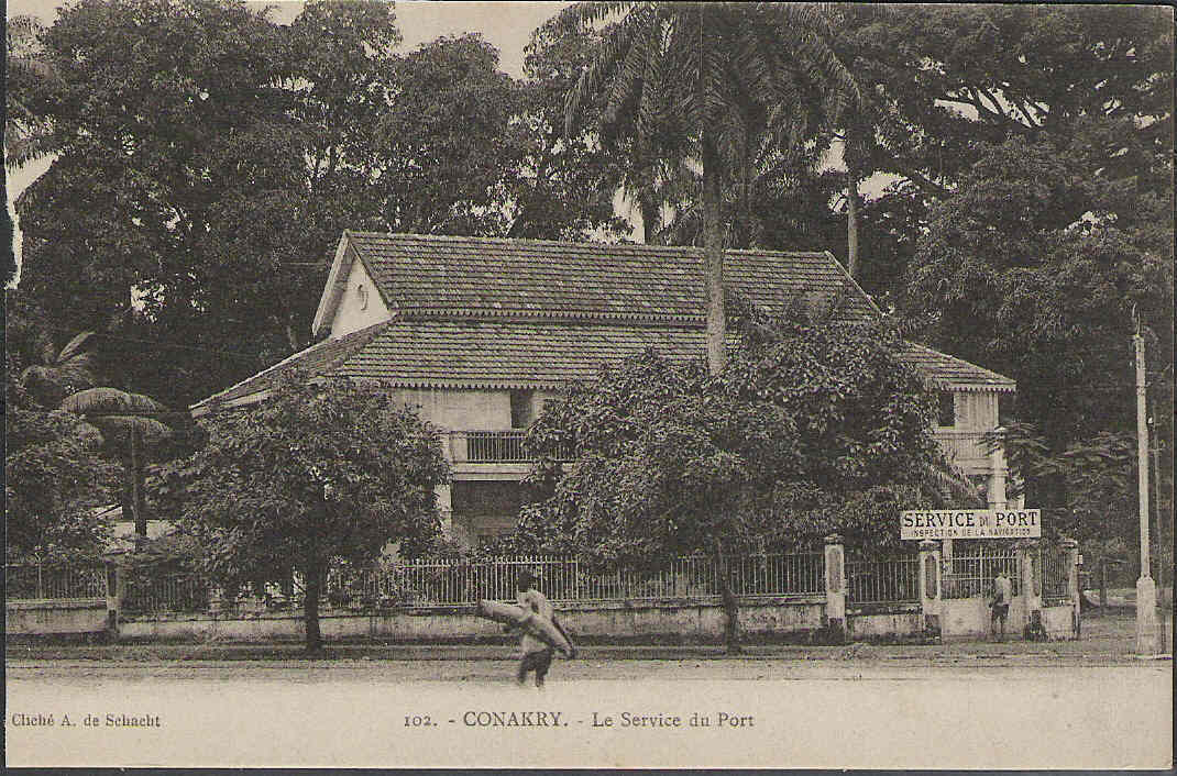 Guinée - Conakry : Service Du Port - (cp698A) - French Guinea