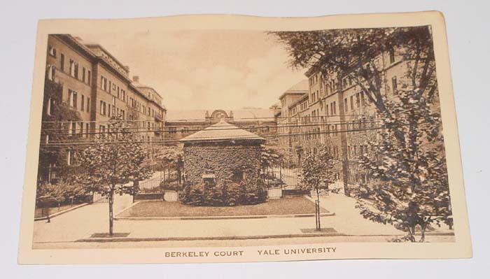 BERKELEY COURT - YALE UNIVERSITY - NO CIRCULEÉ. - New Haven