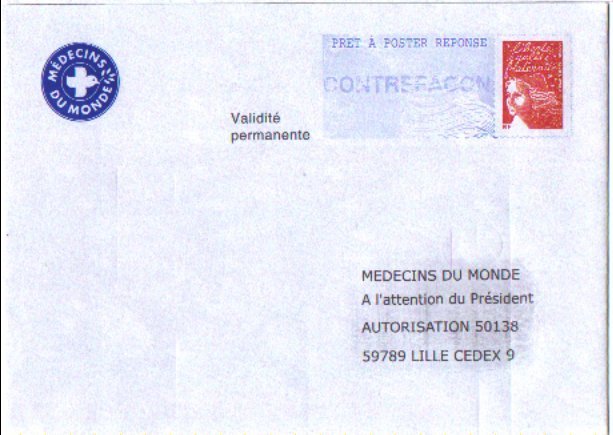 PAP Réponse Médecins Du Monde - Neuf - 0402327 - Prêts-à-poster: Réponse /Luquet