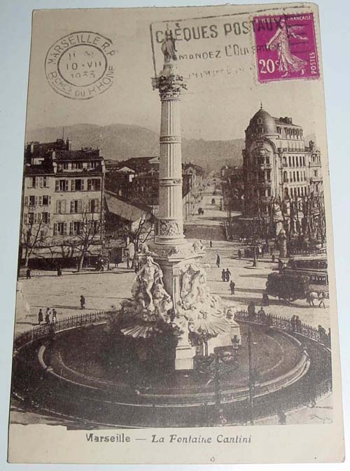 MARSEILLE - LA FONTAINE CANTINI - CIRCULEÉ. - Castellane, Prado, Menpenti, Rouet