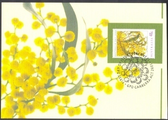 Australia 1990 Maxi Card - Australia Day - Wattle - Cartes-Maximum (CM)