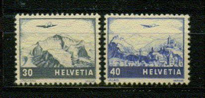SUISSE POSTE AERIENNE Nº 42 & 43 ** TTB - Used Stamps