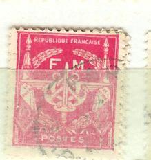 POSTES  N°FM 12 OBL - Military Postage Stamps