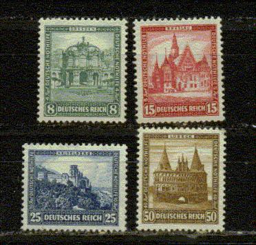 ALLEMAGNE EMPIRE Nº 435 A 438 ** TTB - Ungebraucht