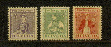 SUISSE Nº 154 A 156 ** TTB - Unused Stamps