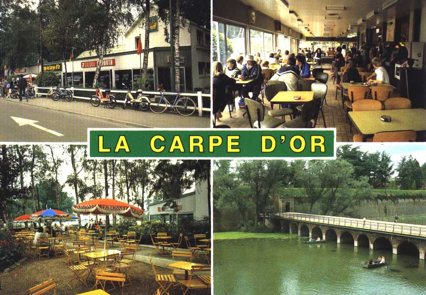 Cpsm Le Quesnoy (59, Nord) La Carpe D´Or. Café, Années 70 ? Edit Mage - Le Quesnoy