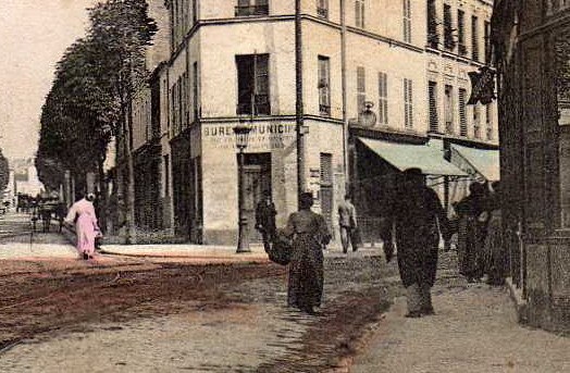 93 MONTREUIL SOUS BOIS Boulevard De L´Hotel De Ville Et Rue Du Pré, Animée, Commerces, Ed Malcuit 98, 1908 - Montreuil
