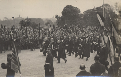 Photo Funérailles Période 1932/1940  Animée - Funerales