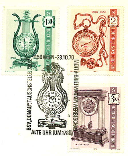 Autriche : Obl. Illustrée Horloge FDC, Sur Enveloppe Entière. Superbe ! - Orologeria