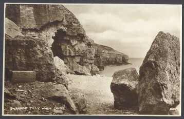 Swanage Tilly Whim Caves, U.K. - Real Photo - Swanage