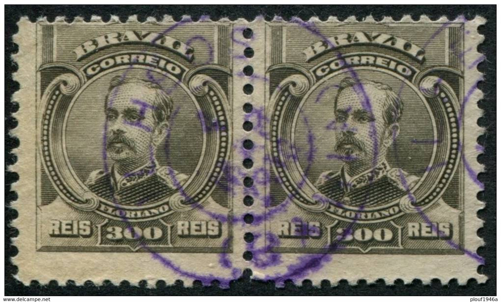 Pays :  74,1 (Brésil)             Yvert Et Tellier N°:   133 (o) En Paire - Used Stamps