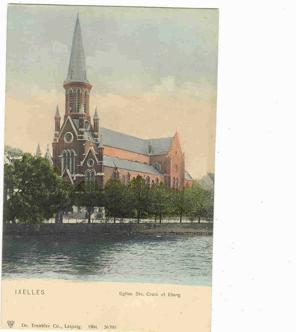 IXELLES - EGLISE STE CROIX ETANG - Elsene - Ixelles