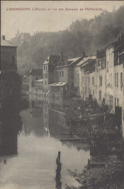 Luxembourg L'alzette Et Rue Des Tanneurs Au Pfaffenthal. - Esch-Alzette