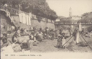 Nice Lavandières Du Paillon ,laveuses Beau Plan - Straßenhandel Und Kleingewerbe