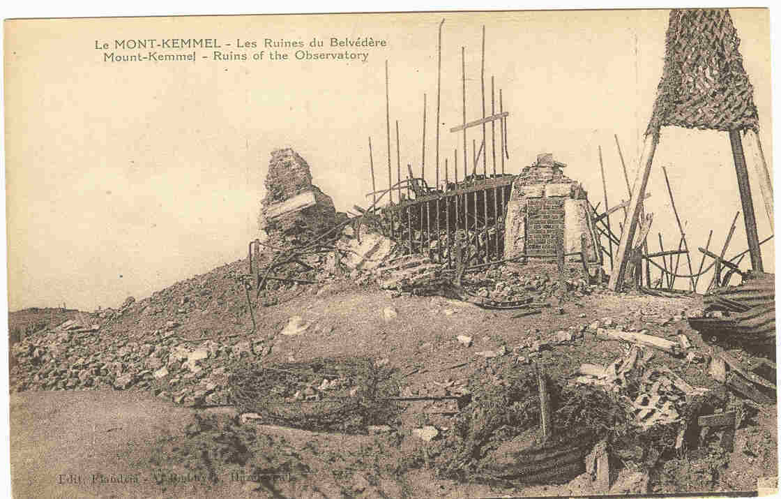 KEMMEL - LE MONT KEMMEL - LES RUINES DU BELVEDERE - Heuvelland