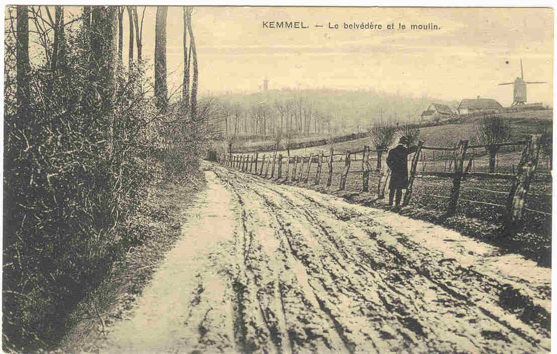 KEMMEL - LE BELVEDERE ET LE MOULIN - Heuvelland