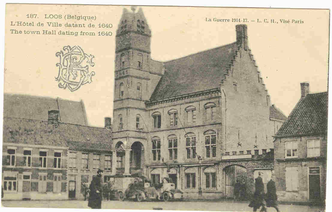 LOOS - L´HOTEL DE VILLE DATANT DE 1640 - Lo-Reninge