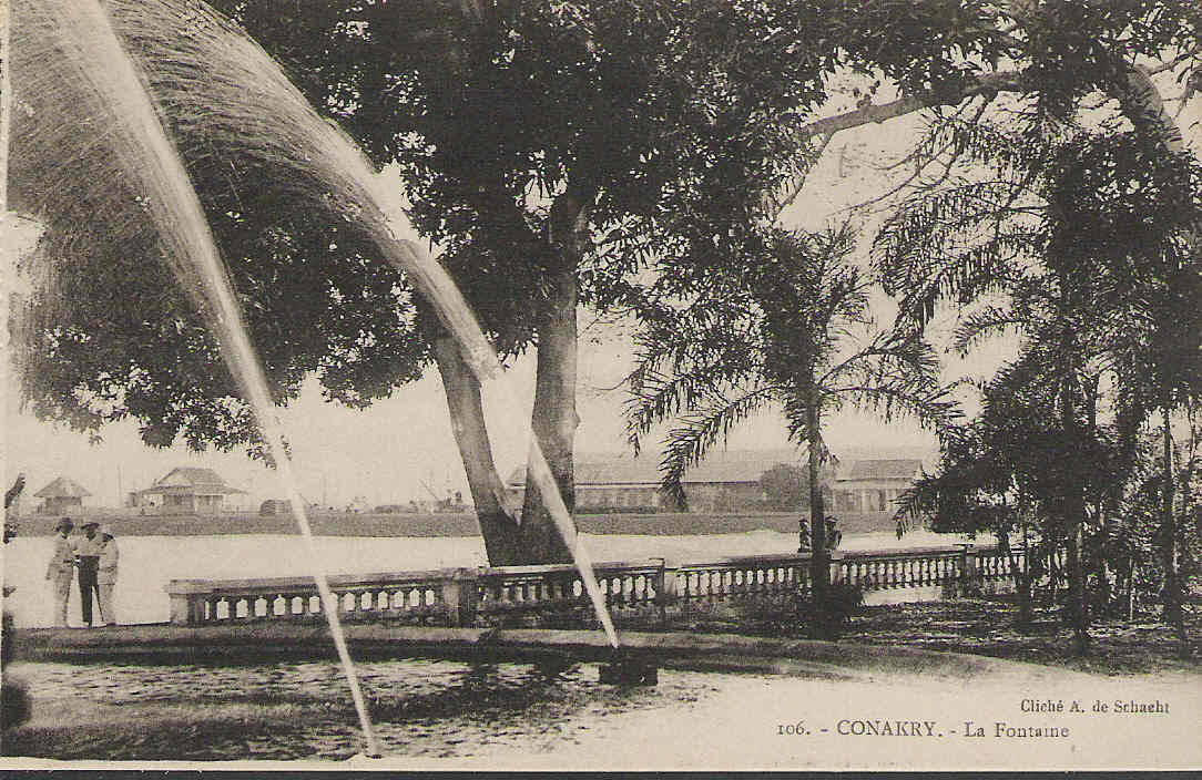 Guinée - Conakry : La Fontaine - (cp620) - French Guinea