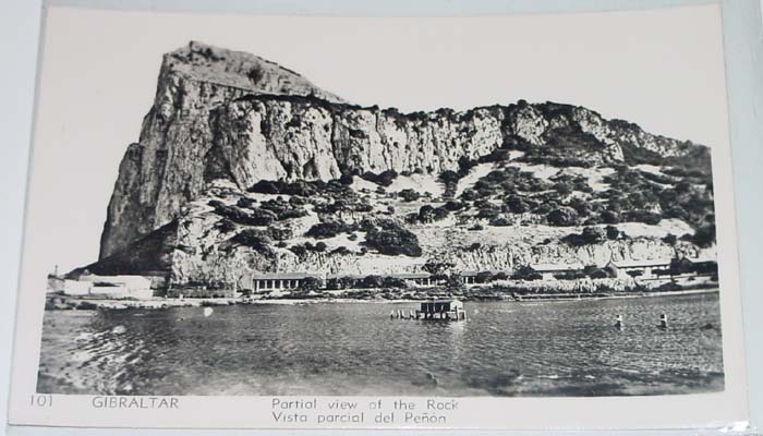 GIBRALTAR - PARTIAL VIEW OF THE ROCK - NO CIRCULEÉ. - Gibilterra