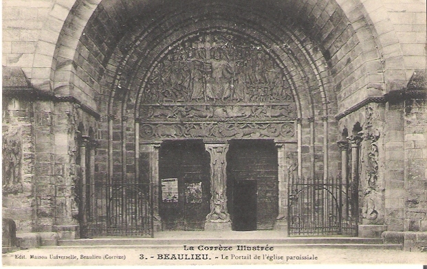 19   BEAULIEU  LE PORTAIL DE L'EGLISE PAROISSIALE         N°891 - Autres & Non Classés