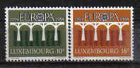 Cept 1984 Luxembourg Luxemburg Yvert N° 1048-49 *** MNH Cote 7 Euro - 1984