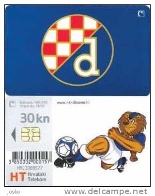 DINAMO FOOTBALL CLUB - Zagreb ( Croatia ) Soccer Futbol Futebol Voetball Calcio Foot * Mascot Mascotte - Kroatië