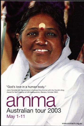 Ethnic Lady 'Amma' Living Saint - Pubblicitari