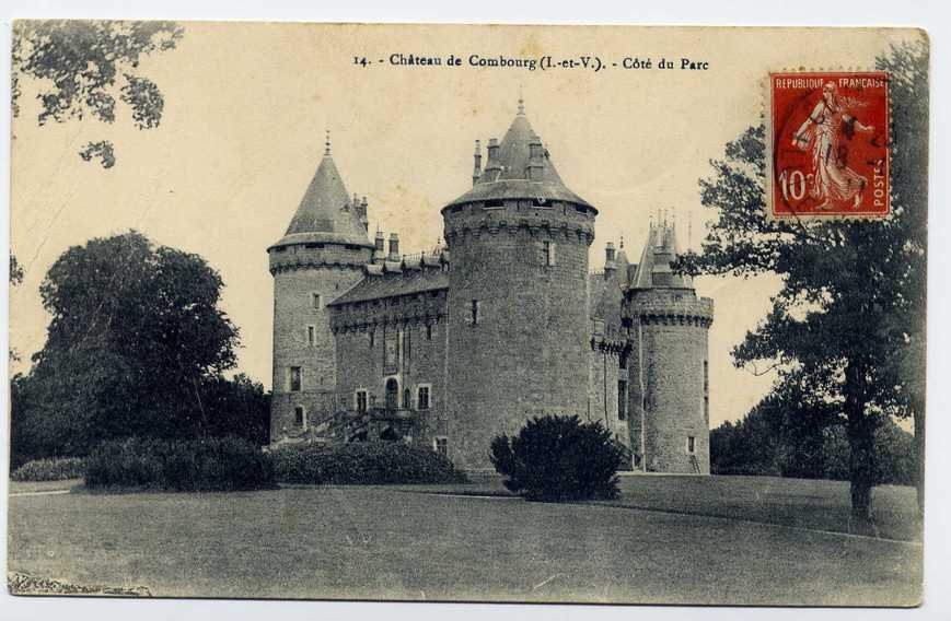 25 - COMBOURG  - Le Château, Côté Du Parc (1911) - Combourg