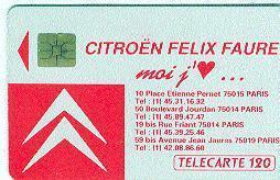 CITROEN PARIS 120U SO3 08.91 BON ETAT - 1991