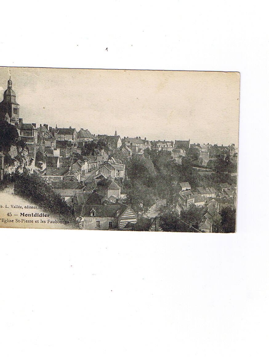 80  MONTDIDIER    45 L église St Pierre  Carte écrite - Montdidier