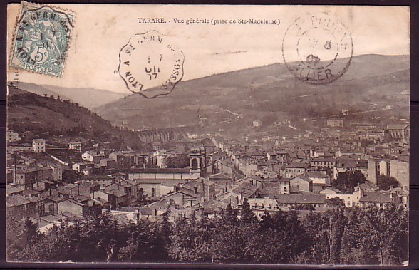 RHONE - Tarare - Vue Generale (prise De Ste Madeleine) - Tarare