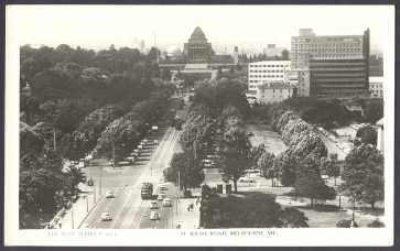 St. Kilda Road, Melbourne, Australia - Real Photo - Melbourne