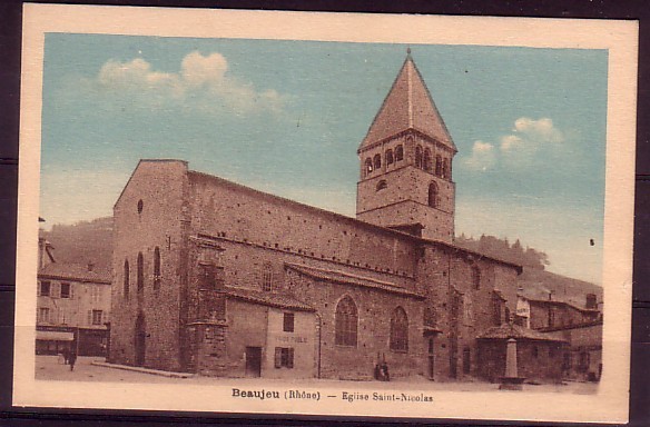 RHONE - Beaujeu - Eglise St Nicolas - Beaujeu