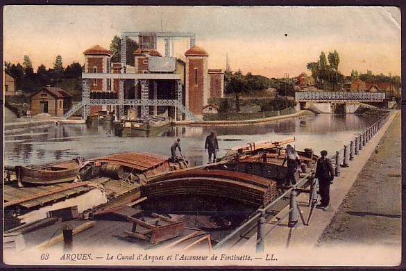 PAS DE CALAIS - Arques - Le Canal D'Arques Et L'ascenseur De Fontinette - Arques