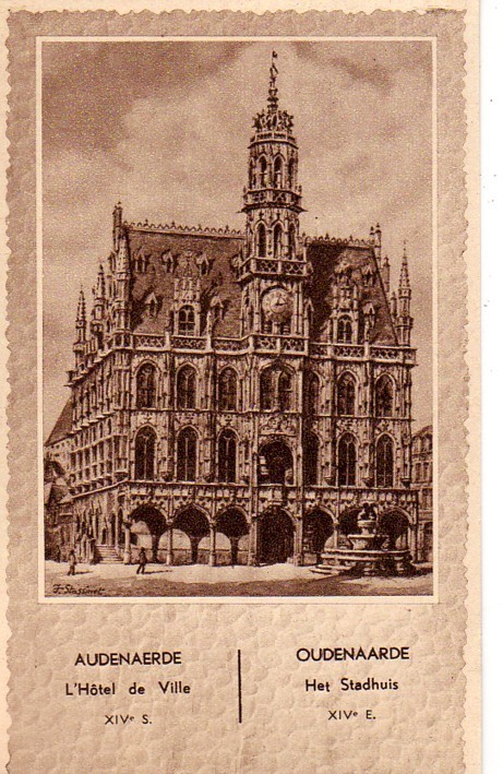 AUDENAERDE  Cpa Originale  ++buvard++  L´Hôtel De Ville - A