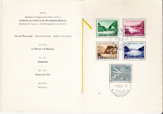 FDC / 01.06.1956 - Markenheftchen