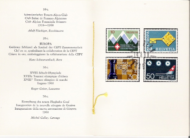 FDC / 14.03.1968 - Booklets