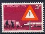 LUXEMBOURG Poste 759 ** Sécurité Routière Panneau D´interdiction - Unused Stamps