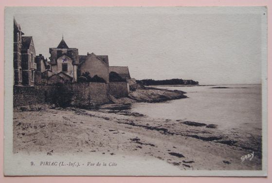 Piriac (44-Loire Atlantique) Vue 1939 - Piriac Sur Mer