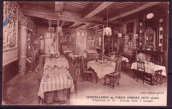 TARN - Hostellerie Du Vieux Cordes - Grande Salle à Manger - Cordes