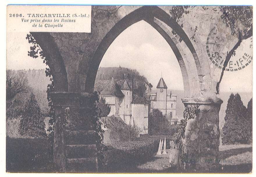 TANCARVILLE - Vue Prise Dans Les Runes De La Chapelle - Tancarville